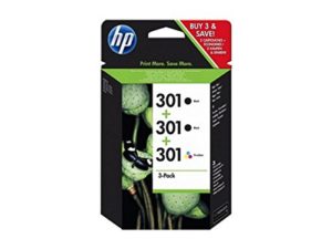 HP original - HP - Hewlett Packard OfficeJet 4632 (301 / E5Y87EE) - 3 x Druckkopf Multipack black black color