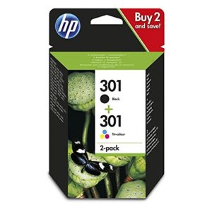HP 301 2-pack Black/Tri-colour Original Ink Cartridges Combo pack N9J72AE