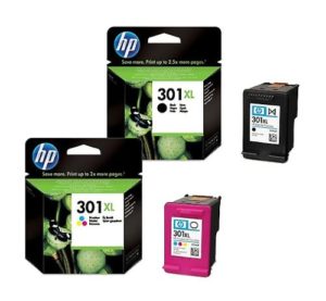 XL Multipack von HP für 301 ( 2x XL Patronen, Color + Black) HP Nr. 301 HP Drucker Patronen