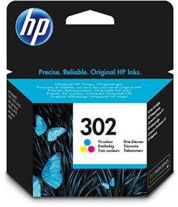 HP 302 Farbe Original Druckerpatrone (für HP Deskjet 1110, 2130, 3630, HP OfficeJet 3830, 4650, 5230, HP ENVY 4520)